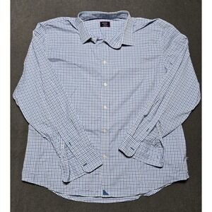 UNTUCKit‎ Button Down Shirt Mens XXL Performance Nylon Stevens Long Sleeve Plaid